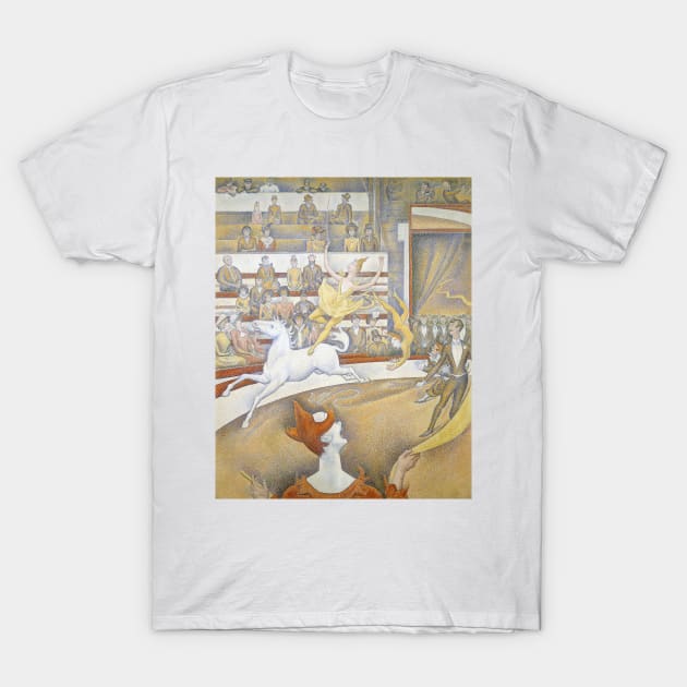 The Circus by Georges-Pierre Seurat T-Shirt by Classic Art Stall